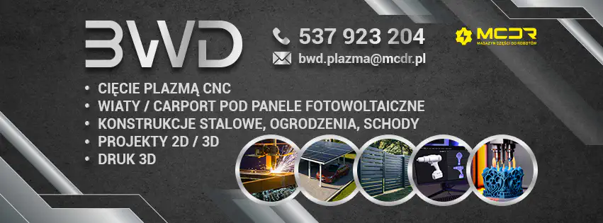Zaplecze cięcia plazmą CNC BWD